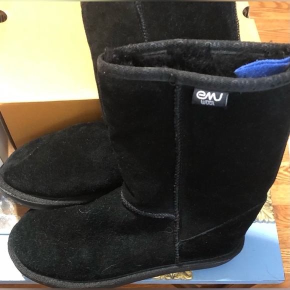 Emu Shoes - Emu black warm boots